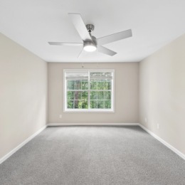 carpeted bedroom
